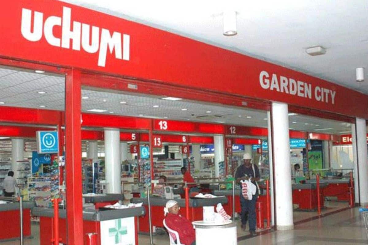 Uchumi supermarket at Garden City shopping mall in Nairobi, Kenya.