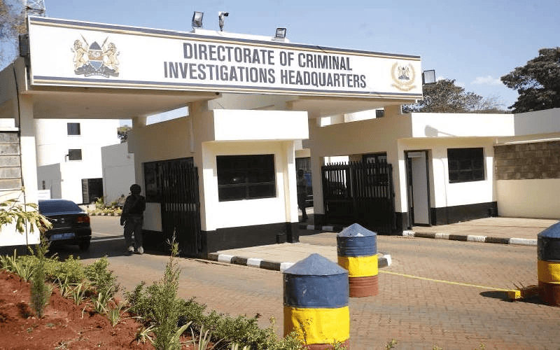 Directorate of Criminal Investigations headquarters building in Kenya.