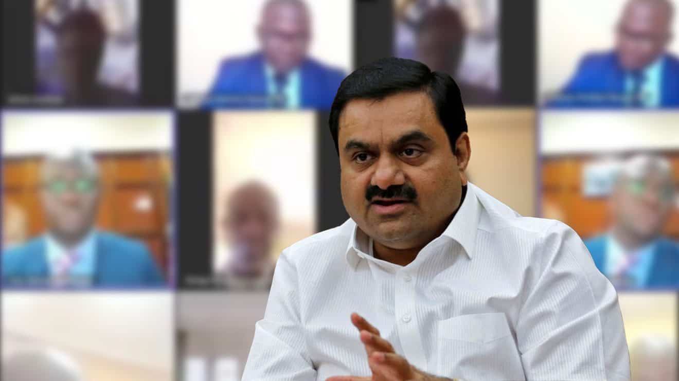 High-ranking official speaking during a virtual conference on KWETU NEWS platform.